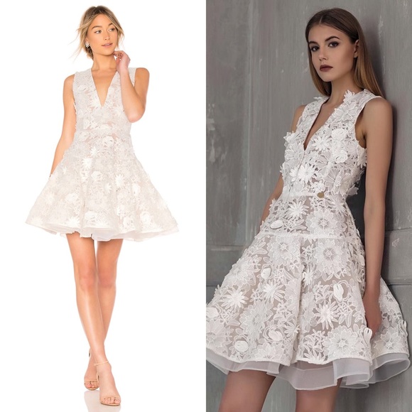 Bronx and Banco Dresses & Skirts - NWT Bronx & Banco Mila Floral Lace Appliqué Dress